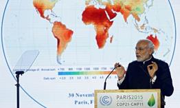 Indian Prime Minister Modi advocates for solar