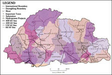 Bhutan's Electricity Transmission Grid Thumbnail Map
