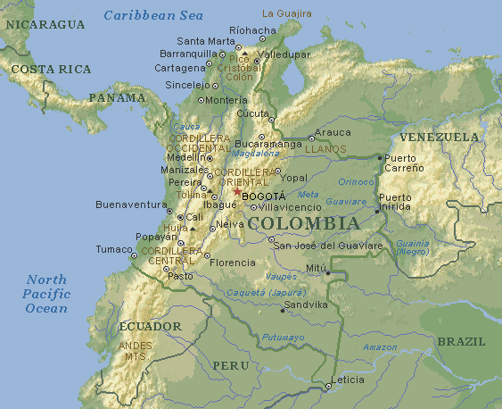 Colombia's Major Rivers