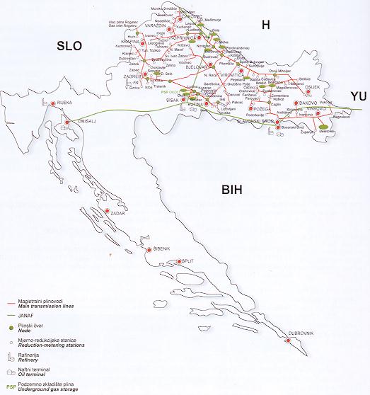 Croatia's Gas Transmission System