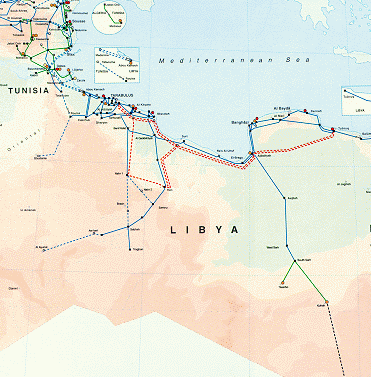 Global Map Libya
