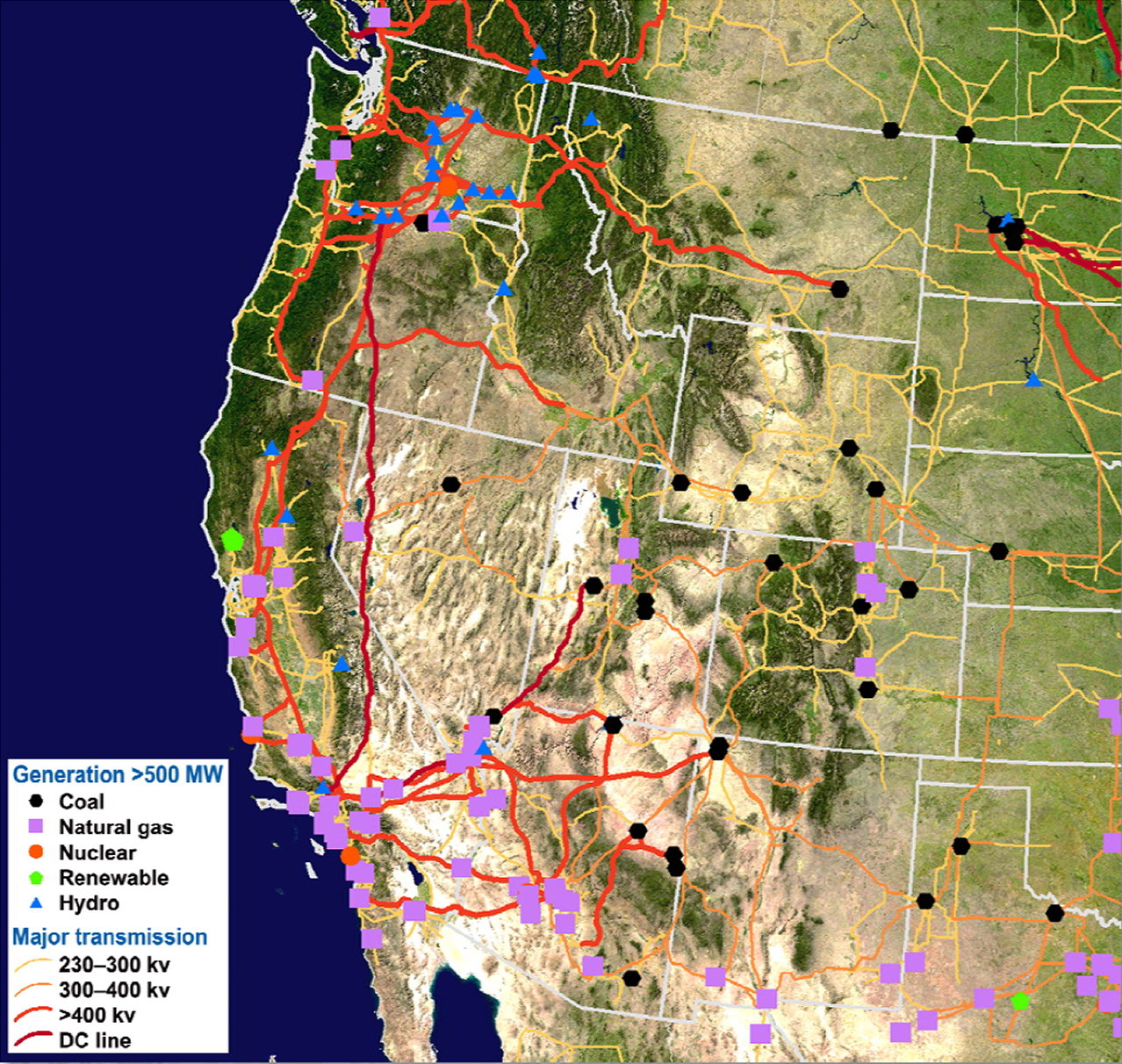 USA Western Regional Grid