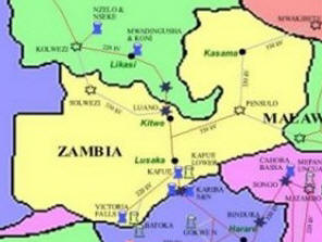 Zambia's Electricity Transmission Grid Thumbnail Map