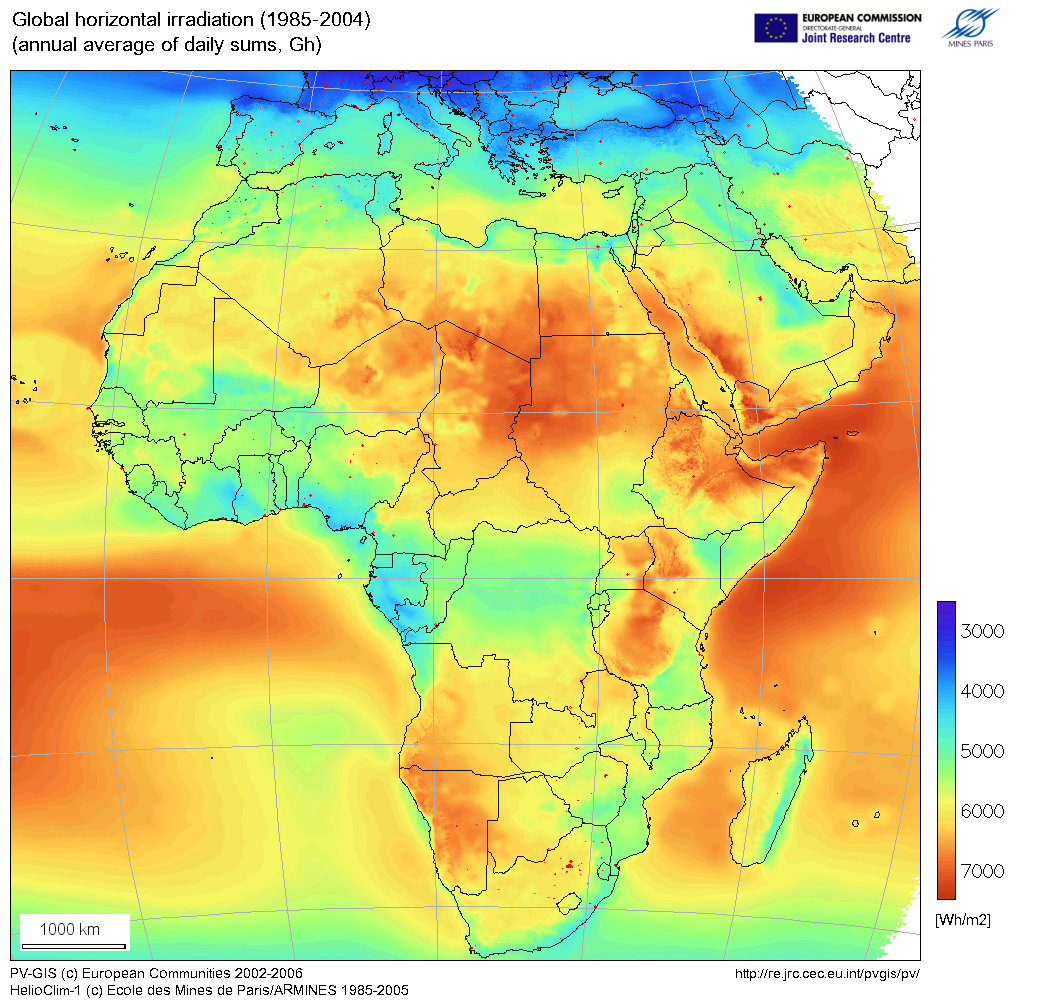 African Solar Potential