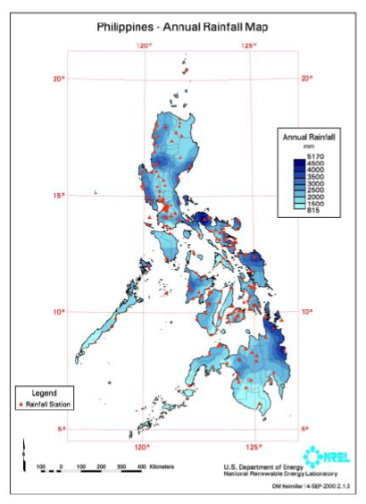 rainfall phillipines
