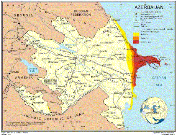 azerbaijan wind map