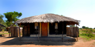tipical family dwelling in Malawi