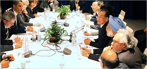 Obama with Wen Jiabao