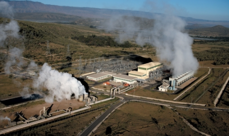 A view of the Olkaria II geothermal power plant in Kenya’s Rift Valley. Photo: KenGen