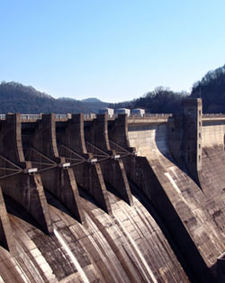 large hydro dam