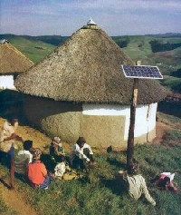 Solar in village' title=